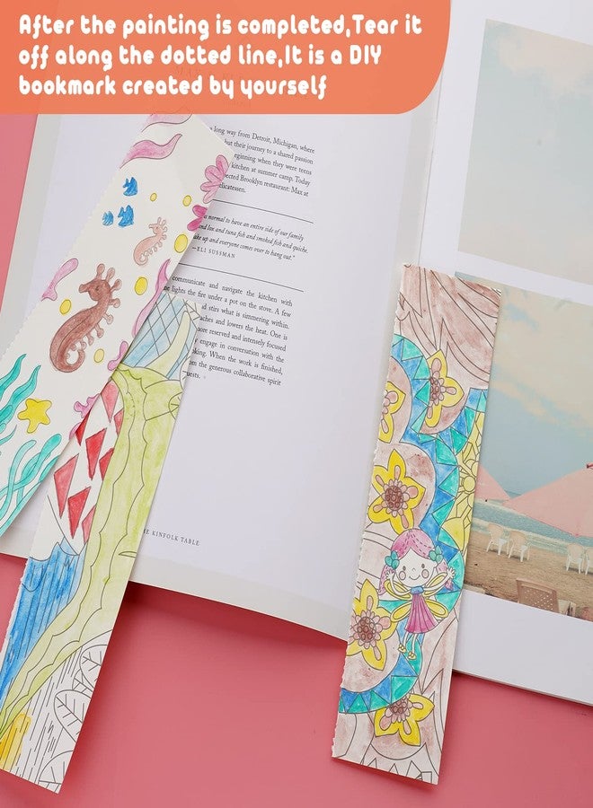 Cavnewt Pocket Watercolor Painting Book,21-Pages,Travel Paint Watercolor Coloring Book Set for Kids 3-8 Years Old,Boys and Girls Party Birthday Thank You Exchange Art Craft Gifts-Undersea World - Image 5